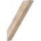 Ekena Millwork 5 1/2"W x 26"D x 34"H Traditional Smooth Knee Brace, Douglas Fir BRC06X26X34TRA00SDF - alternate 1